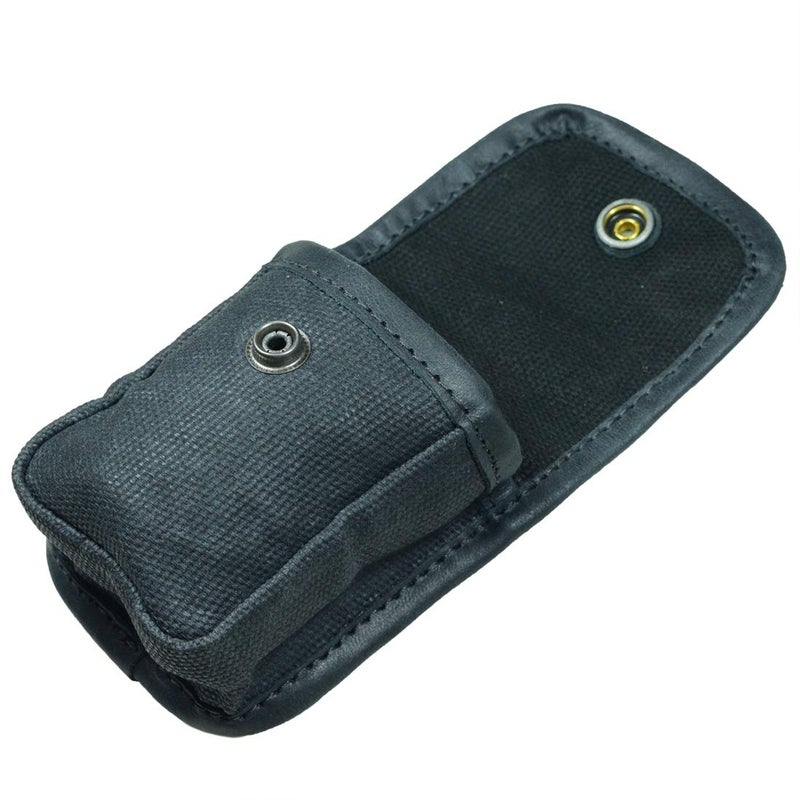 Hide & Drink, Squared Pouch with Belt Loop, Multi-Purpose Hip Bag, Utility Pouch for Hiking, Fishing, Camping and Outdoor Accessories, Waxed Canvas, Handmade, Charcoal Black - Image 3